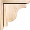 Ekena Millwork Newport Smooth Corbel w/Backplate, Douglas Fir, 5 1/2"W x 10"D x 10"H COR06X10X10NEW01SDF - alternate 4